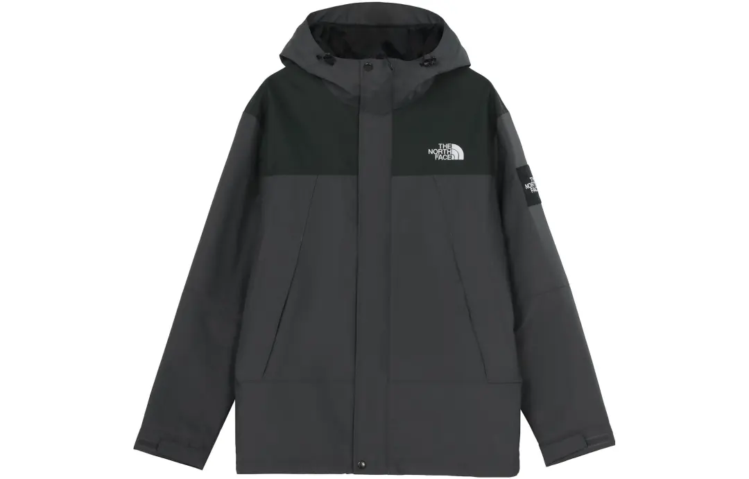 THE NORTH FACE Waterproof And Windproof Windbreaker Jacket Unisex Dark Gray