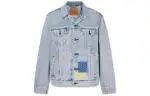 Levis Denim Jackets Men's Light Blue Lapel Moderate Other