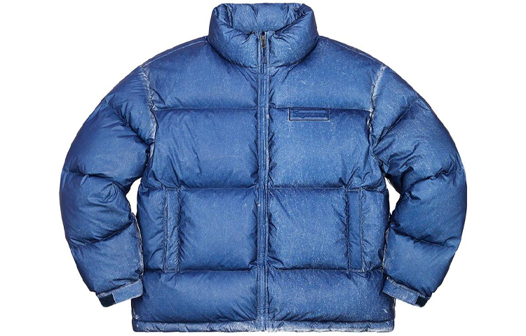 Supreme FW20 Week 14 Reflective Speckled Down Jacket Waterproof Reflective Speckled Stand Collar Quilted Loose Down Jacket Winter Same Style for Men and Women