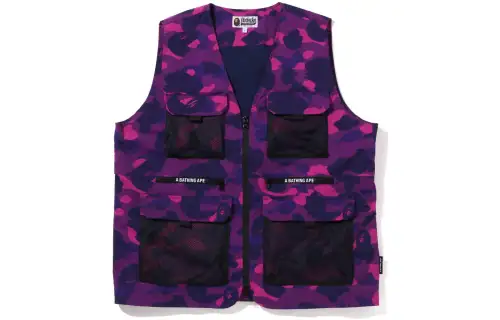 Bape Color Camo Vest SS22