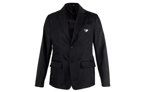 PRADA Re Nylon Business Suit Coat Men's Black