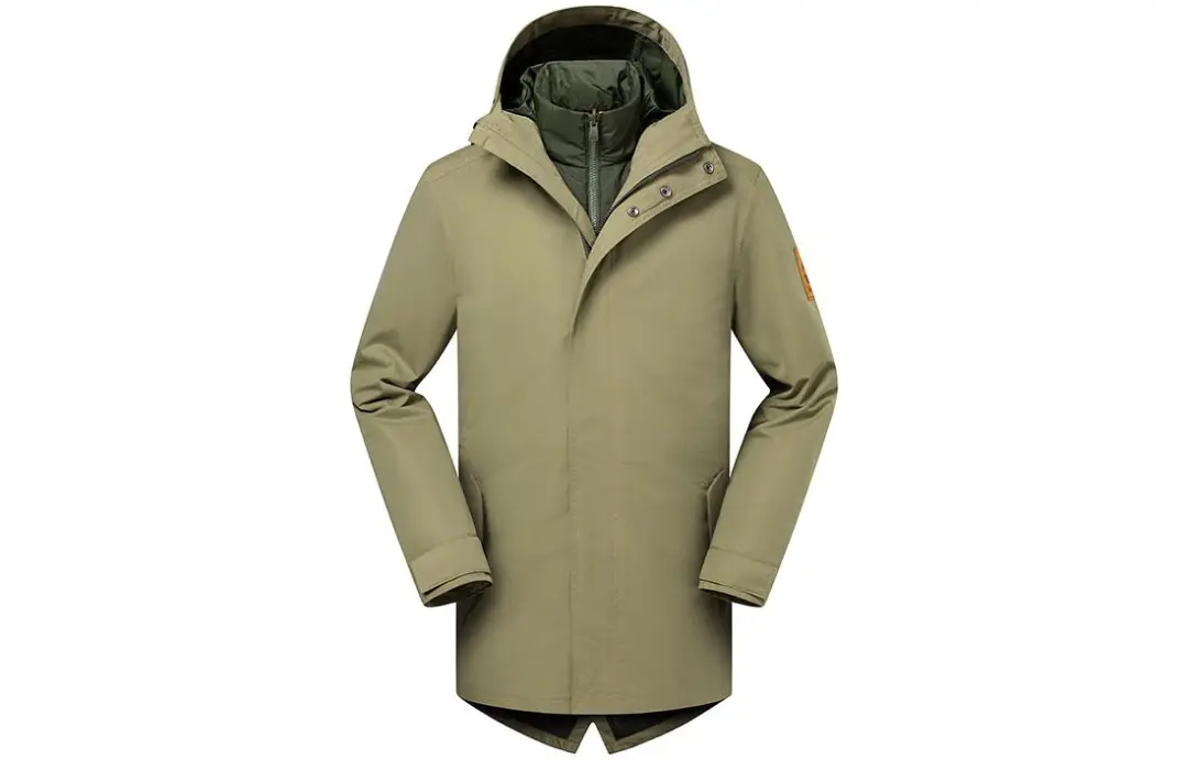 Timberland Windproof, Thermal, And Water Repellent Windbreaker Jacket Men's Green