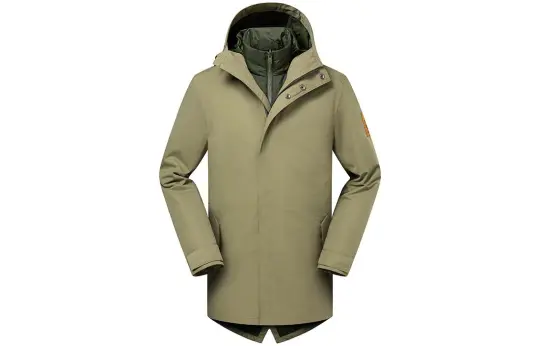 Timberland Windproof, Thermal, And Water Repellent Windbreaker Jacket Men's Green