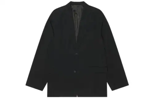 Balenciaga Buttoned Twill Blazer