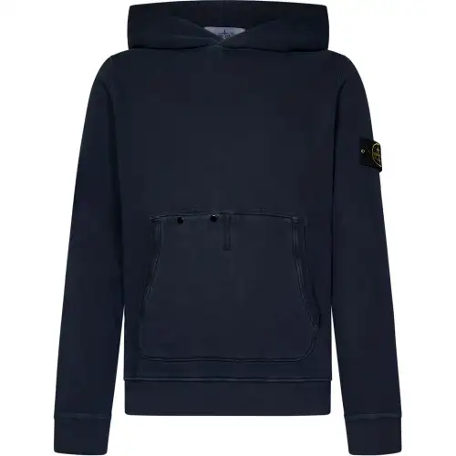 STONE ISLAND Long-Sleeved Compass Patch Hoodie