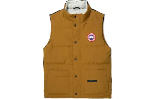 Canada Goose Freestyle Down Vest Unisex Blue & Brown Multicolor