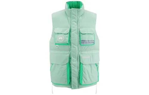 Canada Goose X Ray Down Vest Unisex Braised Vegetarian Food Green