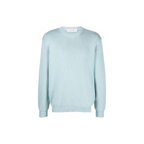 Golden Goose Sweaters Men's Blue Crew Neck Moderate