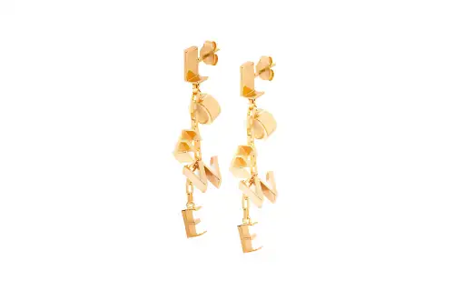 LOEWE Earrings Unisex Gold