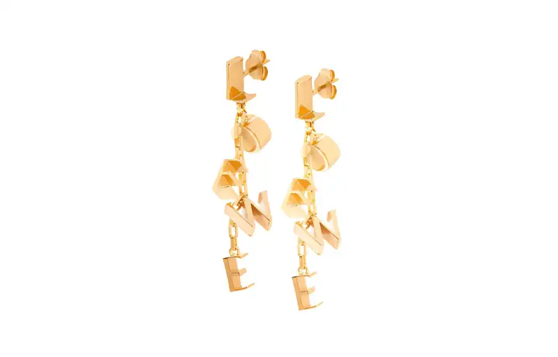 LOEWE Earrings Unisex Gold