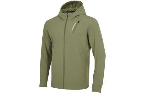 Skechers Jackets Men's Dark Moss Green Hooded Moderate Other