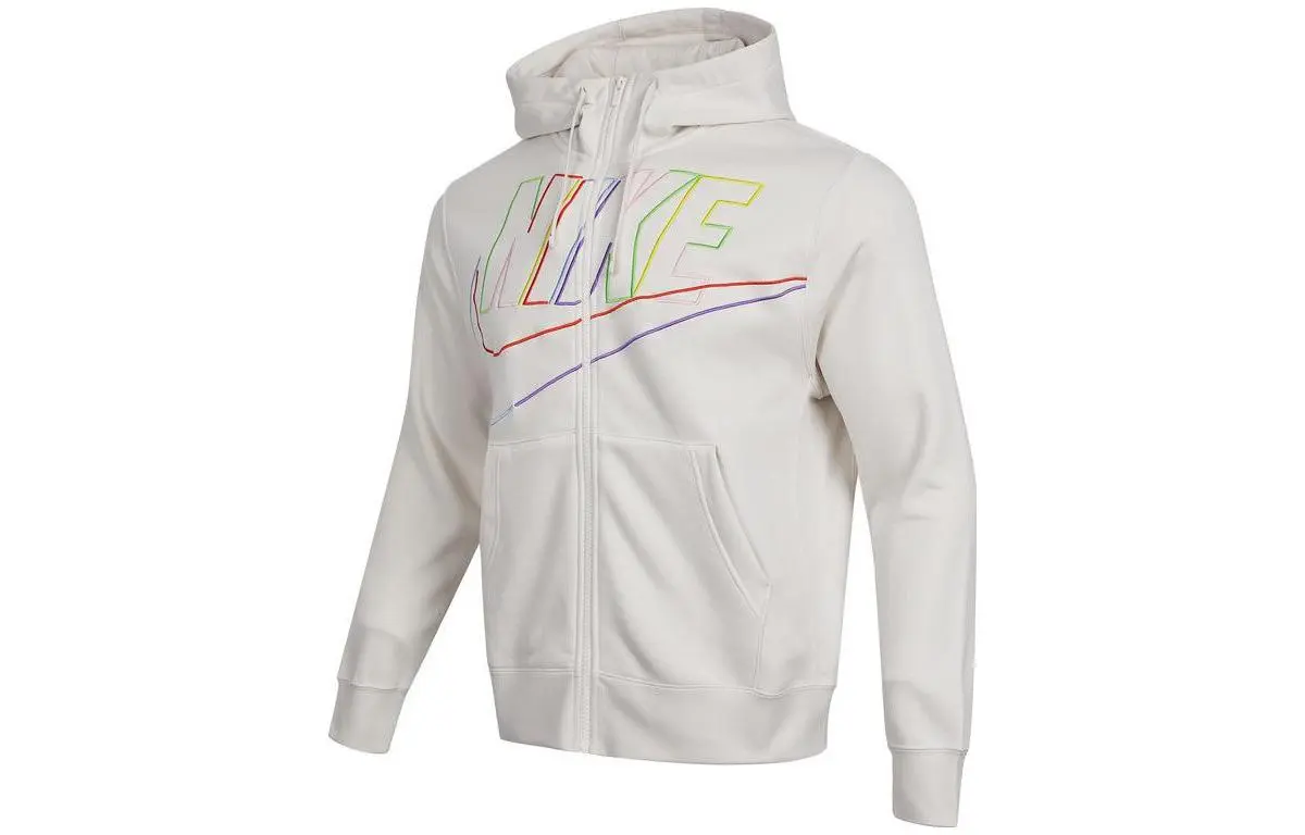 Nike Jackets Men's White Hooded (Non-detachable) Moderate