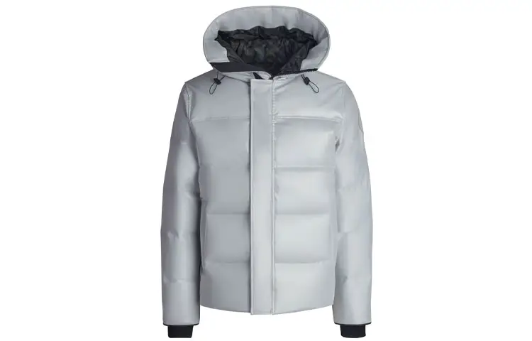 Canada Goose Down Jacket Unisex Silver Gray