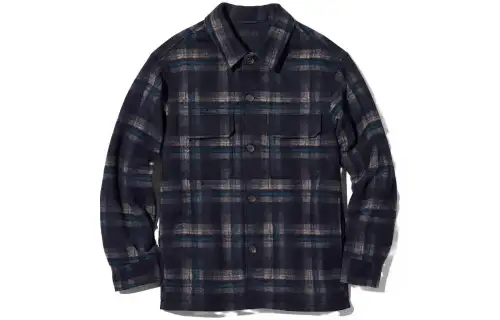 UNIQLO Jackets Unisex 68 Dark Blue Lapel Moderate Other
