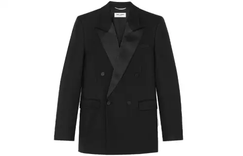 SAINT LAURENT FW21 Business Suit Coat Men's Black