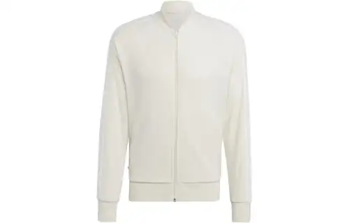 Adidas Originals Jackets Men's White Crew Neck Moderate Pilot