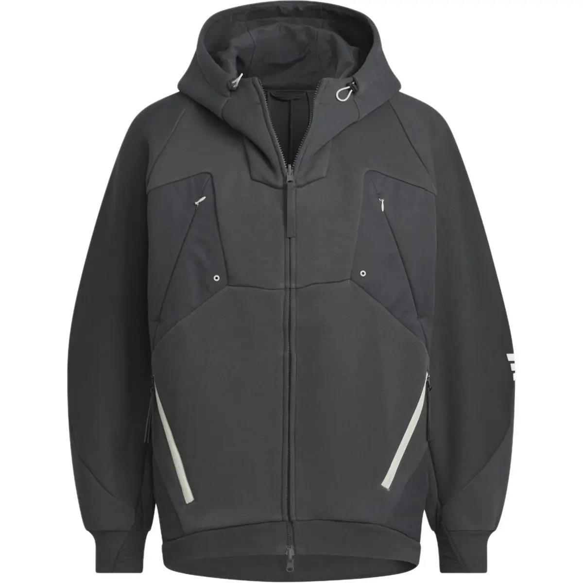 Adidas FUSTL P HOODY2 Jackets & Coats Men's Carbon Black