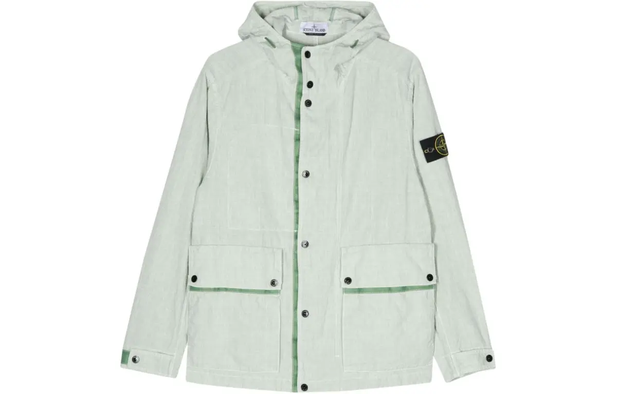 STONE ISLAND Compass badge Linen Blend Jacket