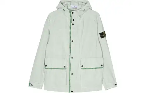 STONE ISLAND Compass badge Linen Blend Jacket