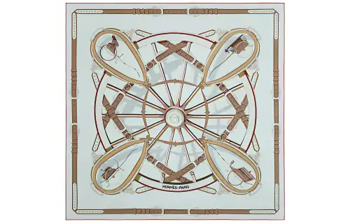 HERMES Scarves Women's Green