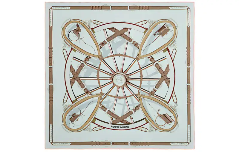 HERMES Scarves Women's Green