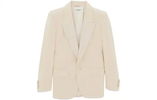 SAINT LAURENT Single-Breasted Long-Sleeved Blazer