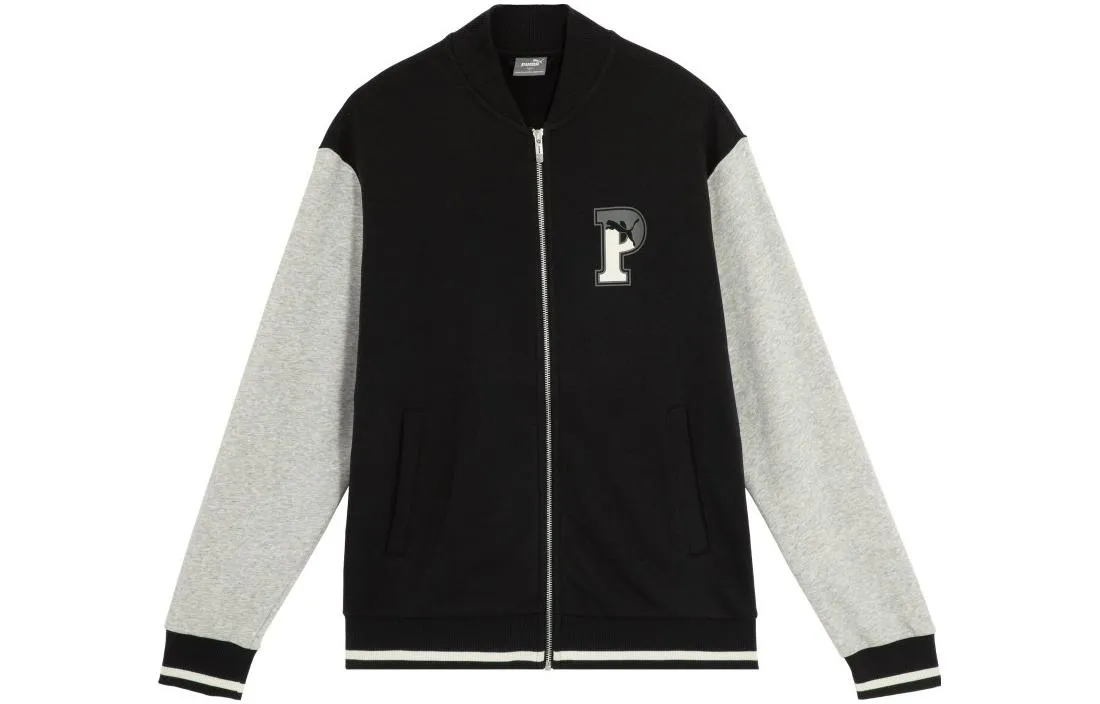 PUMA Jackets Men's Black Baseball Collar Moderate Other
