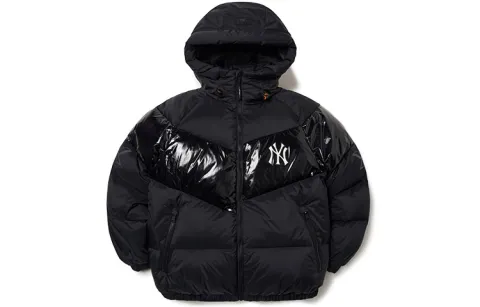MLB Down Jacket Short Unisex Black