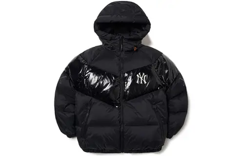 MLB Down Jacket Short Unisex Black