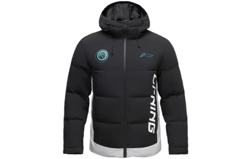 Li Ning Sports Basketball Collection Down Jacket Men's Black