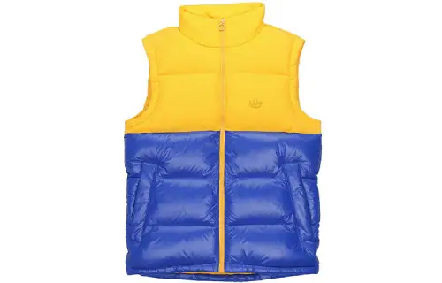 Adidas Originals Down Jackets Men's Gold Blue Multicolor Thickened Other