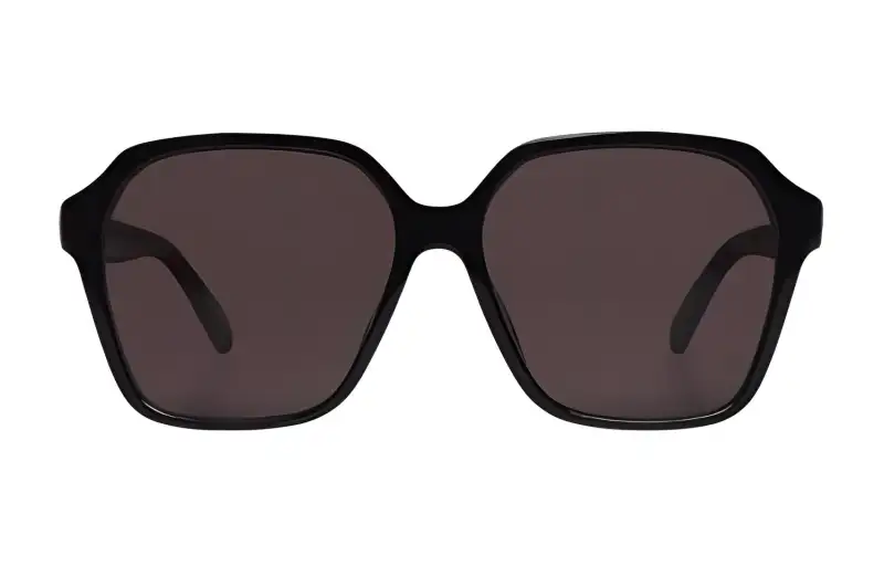 Balenciaga Irregular Shape Sunglasses Women's Black