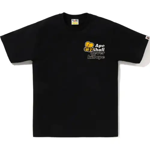 A BATHING APE ® Logo print Cotton T shirt