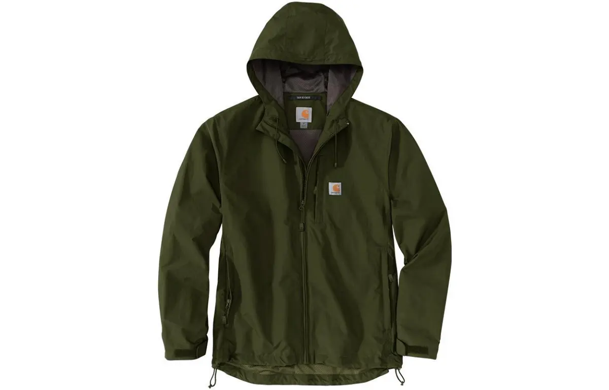 Carhartt 104671 RAIN DEFENDER Collection LIGHTWEIGHT JACKET Level 1 Cold Resistant RELAXED FIT Men's