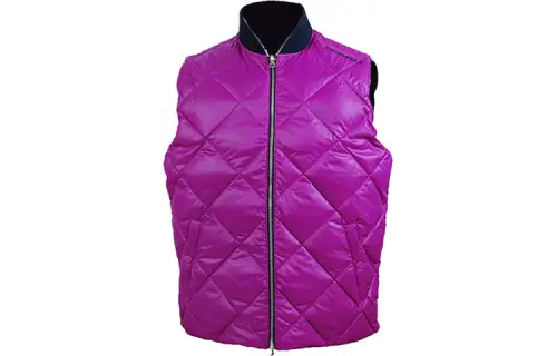 Converse Down Vests Men's Purple Stand Collar Moderate Other