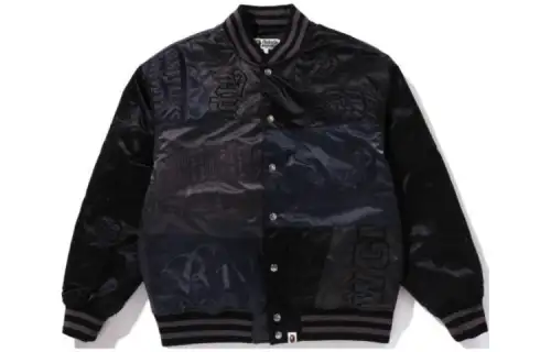 Bape Patchwork Varsity Jacket