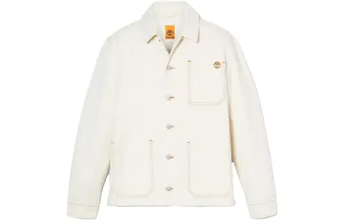 Timberland Jackets Unisex Ecru Lapel Moderate Other