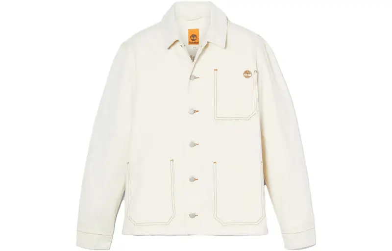 Timberland Jackets Unisex Ecru Lapel Moderate Other