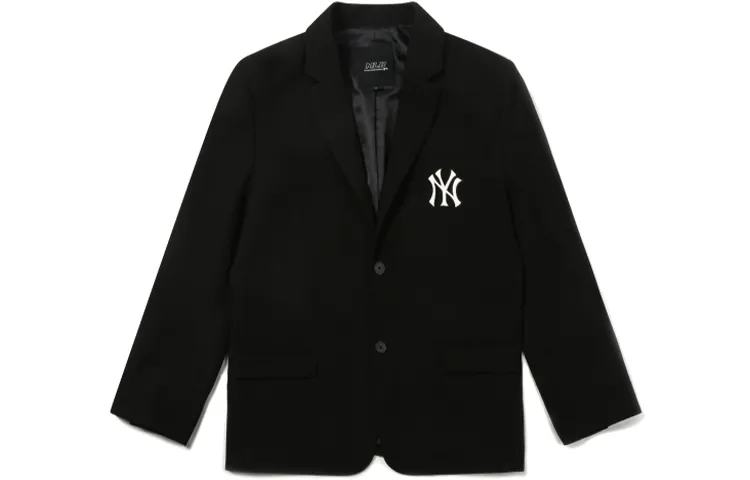 MLB New York Yankees Business Suits Unisex Black Suit Collar Moderate