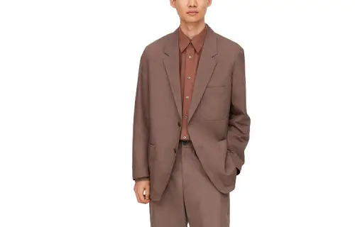 UNIQLO Business Suit Coat Men's Chestnut