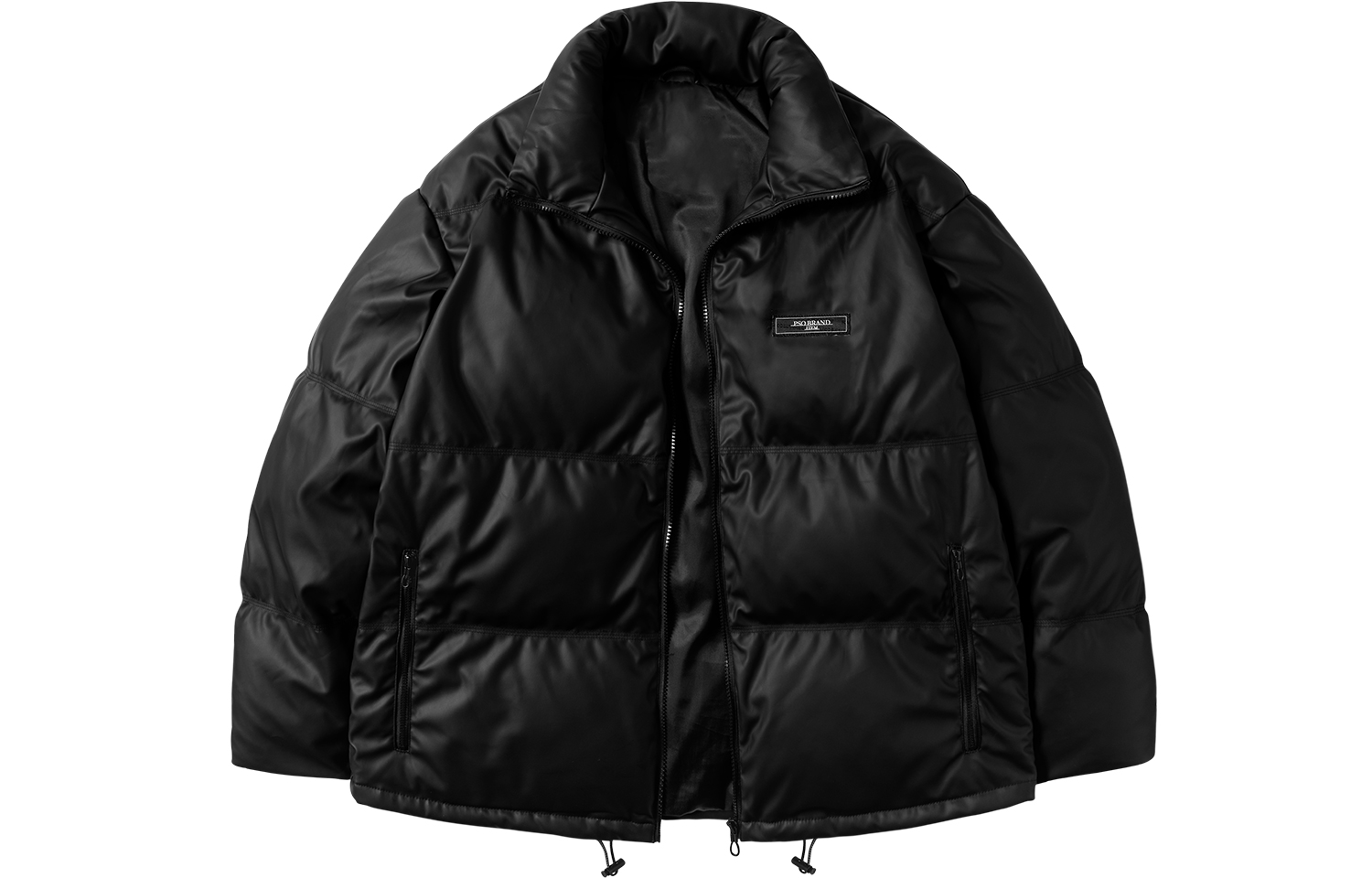 PSO Brand Down Jackets Unisex Stand Collar Without Hood Thickened Quilted Down Jacket