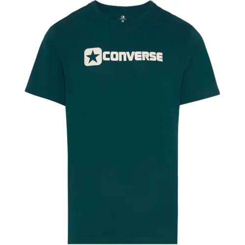 Converse T Shirts Men's Green Crew Neck
