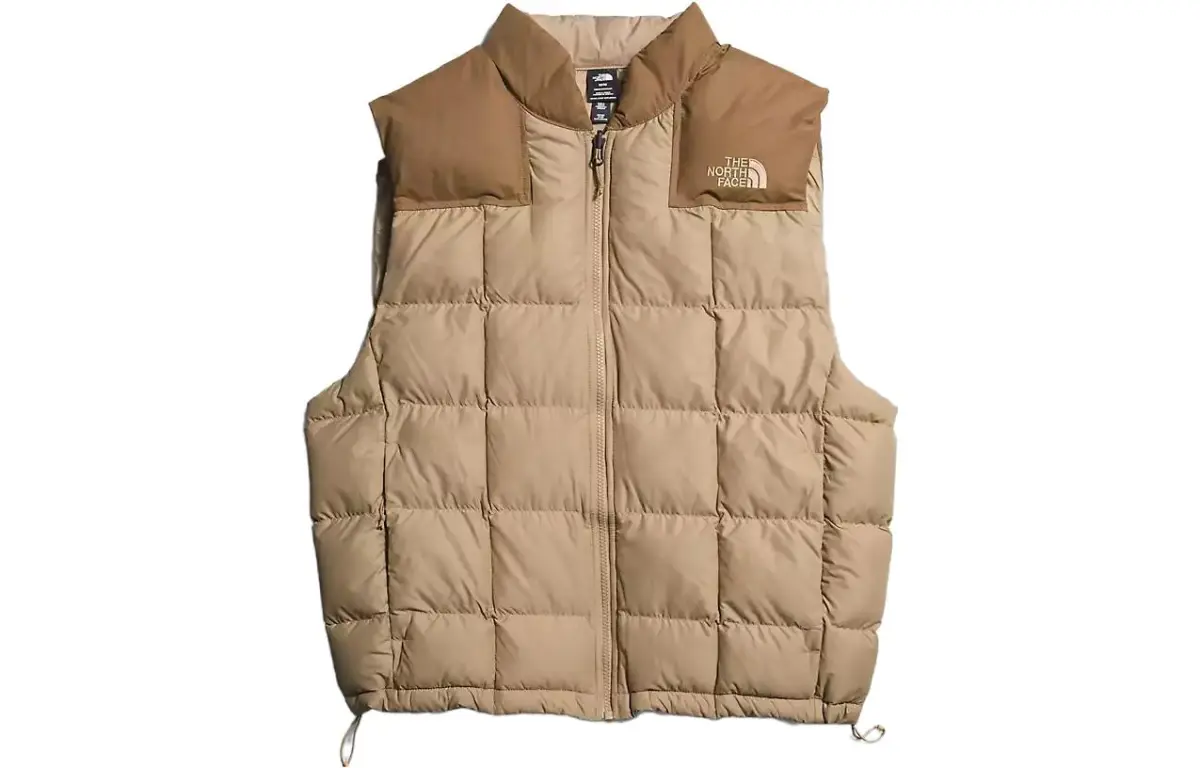 THE NORTH FACE Vests Men's Brown Stand Collar Moderate Other