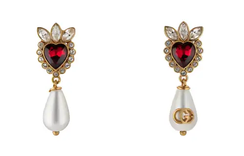 GUCCI Metal Earrings Women's Gold