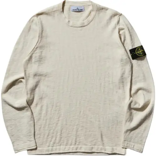 STONE ISLAND Logo Patch Crewneck Sweatshirt