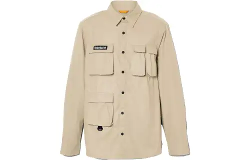 Timberland Jackets Men's Khaki Pointed Collar Moderate Other