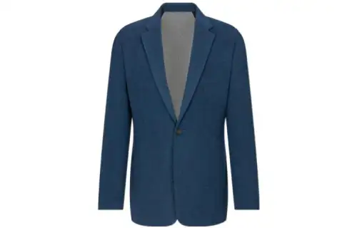 DIOR Business Suits Men's Blue Suit Collar Moderate Business Suit
