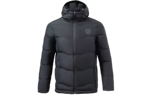 Li Ning, keep warm short winter black down jacket for leisure