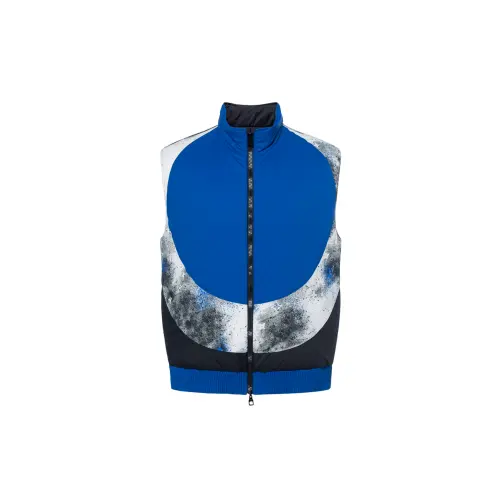 LOUIS VUITTON New Quarterly Products Of LV Vests Men's Blue Stand Collar Moderate Other