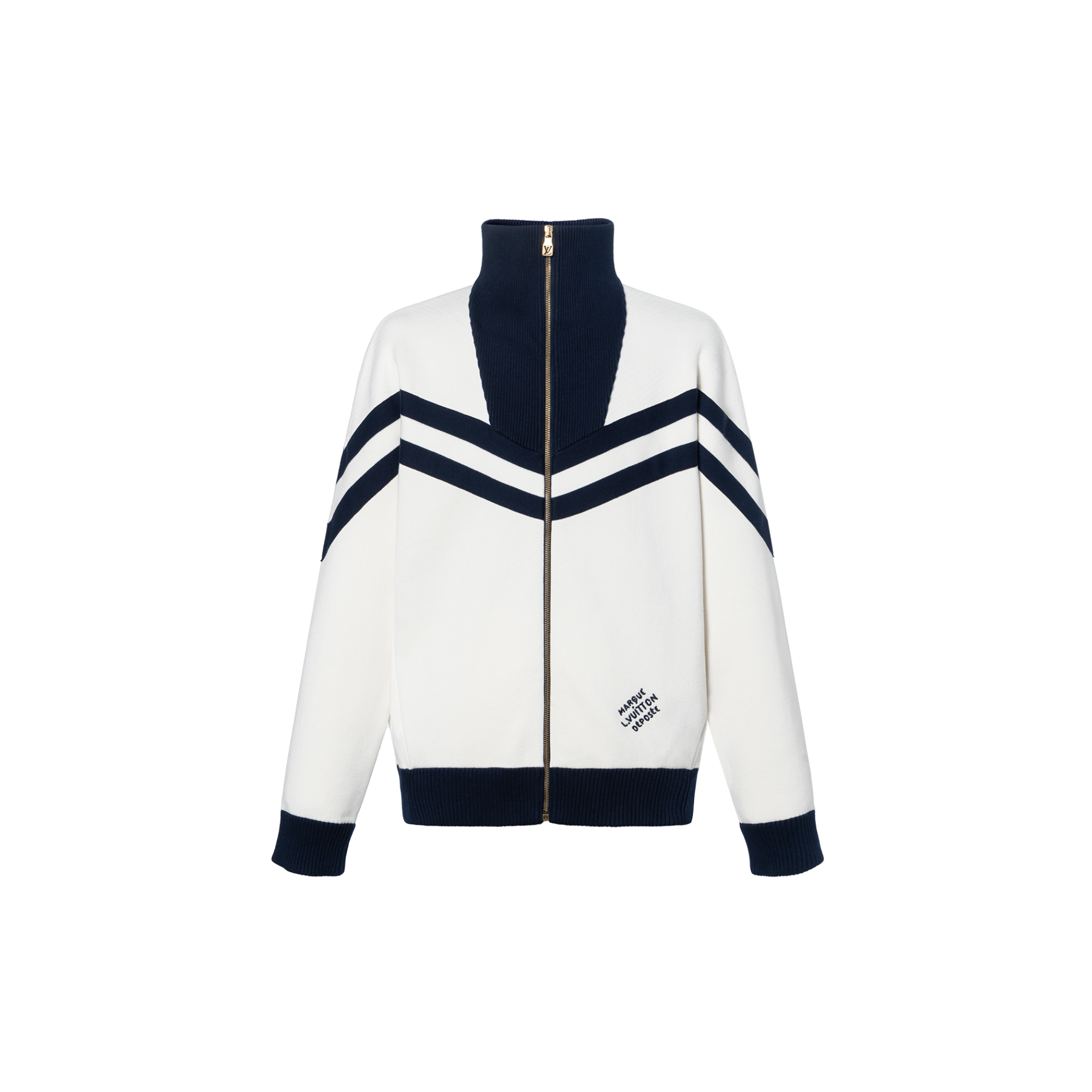 LOUIS VUITTON Knitted Cotton Sailor Blouson